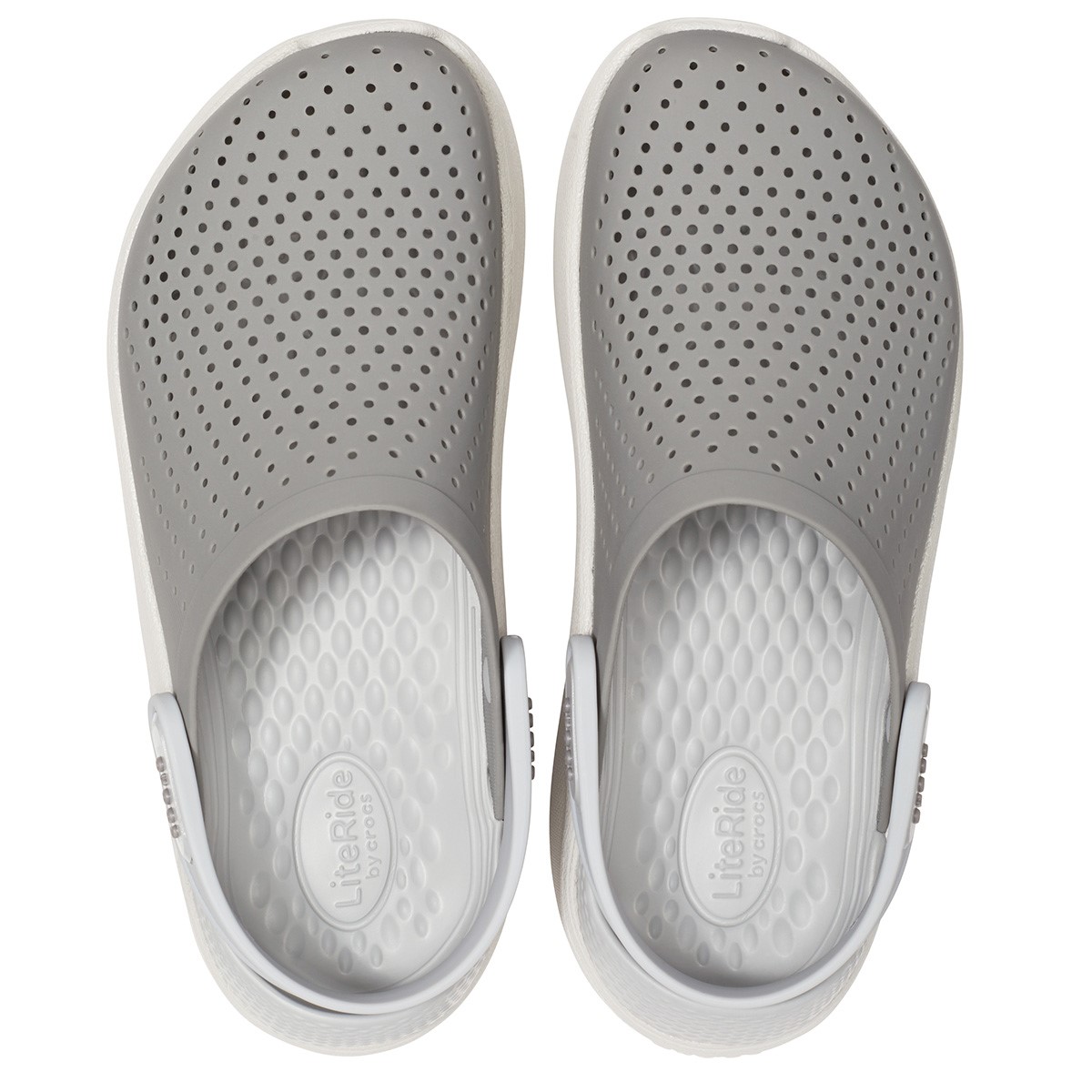 Crocs Unisex Sandalet 204592 Smoke/Pearl White