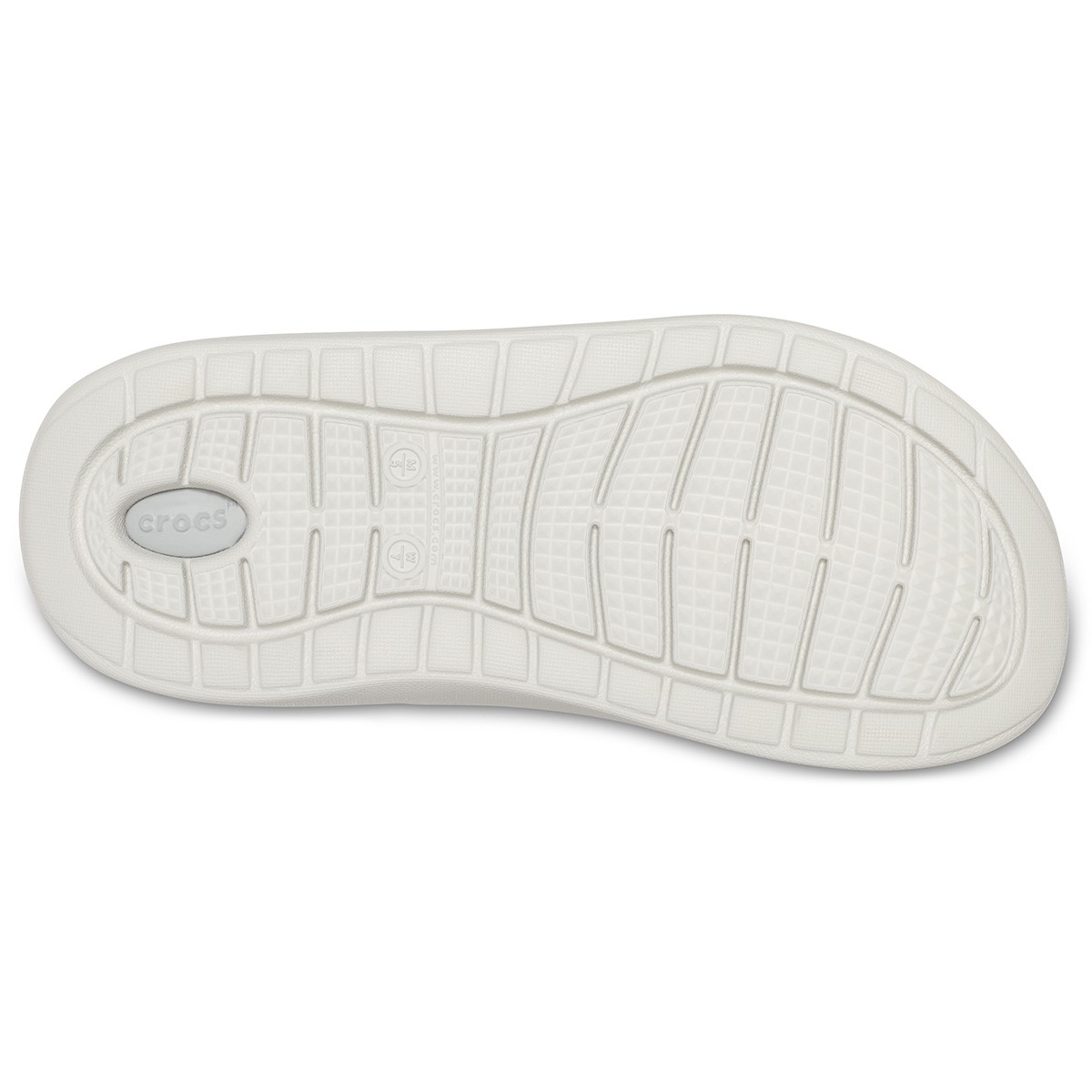 Crocs Unisex Sandalet 204592 Smoke/Pearl White