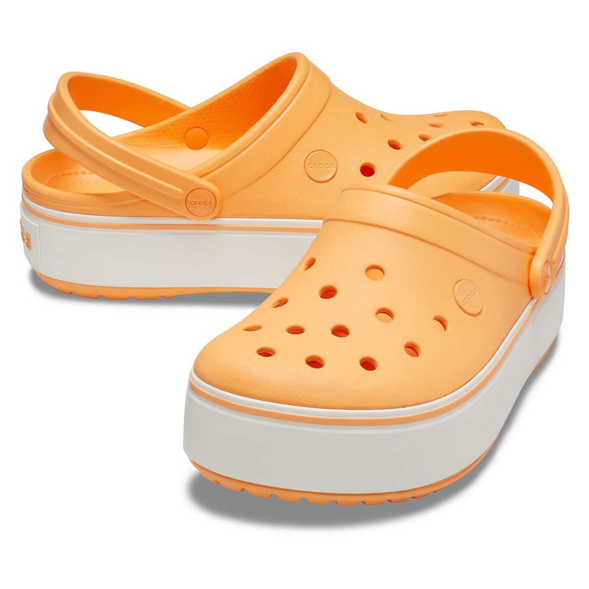Crocs Kadın Sandalet 205434 Cantaloupe/White