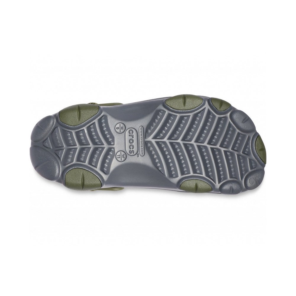 Crocs Erkek Sandalet 206340 Slate Grey/Multi