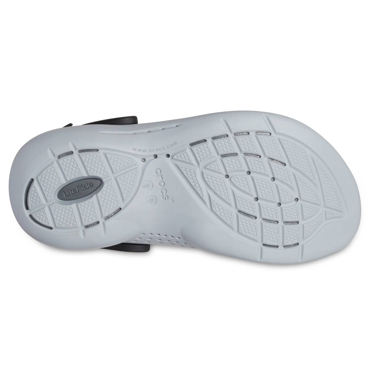 Crocs Unisex Sandalet 206708 Black/Slate Grey