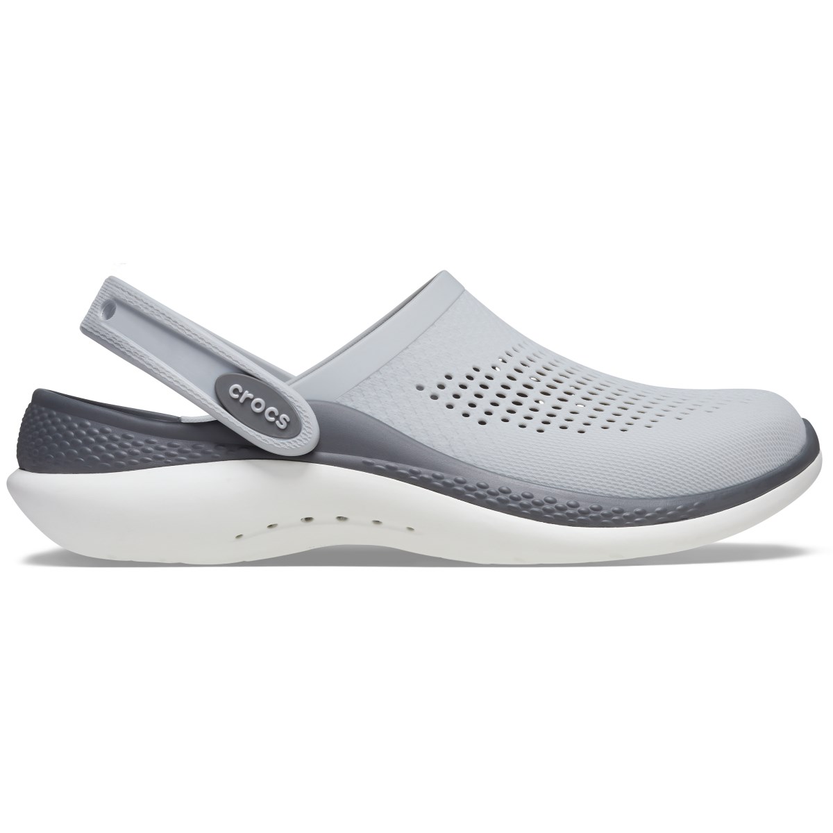 Crocs Unisex Sandalet 206708 Light Grey/Slate Grey