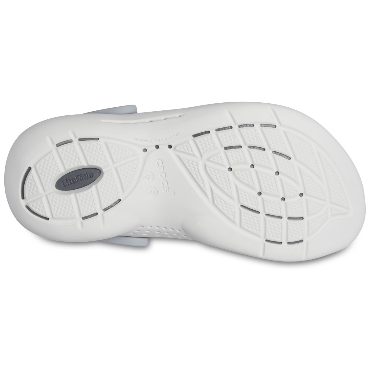 Crocs Unisex Sandalet 206708 Light Grey/Slate Grey