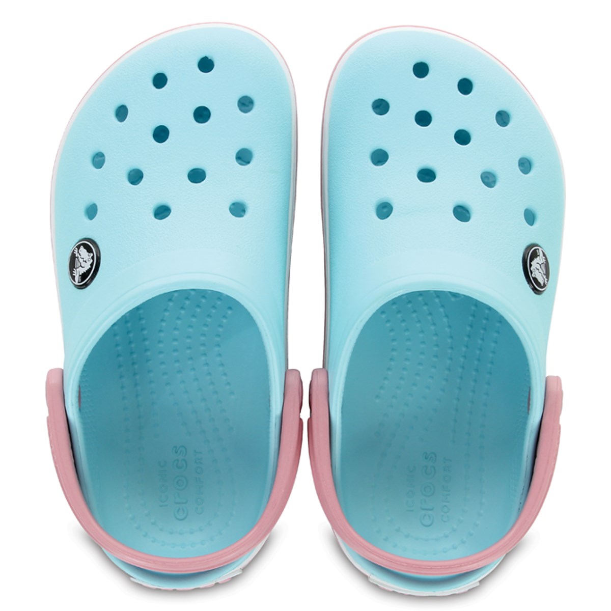 Crocs Unisex Çocuk Sandalet 207005 Ice Blue/White