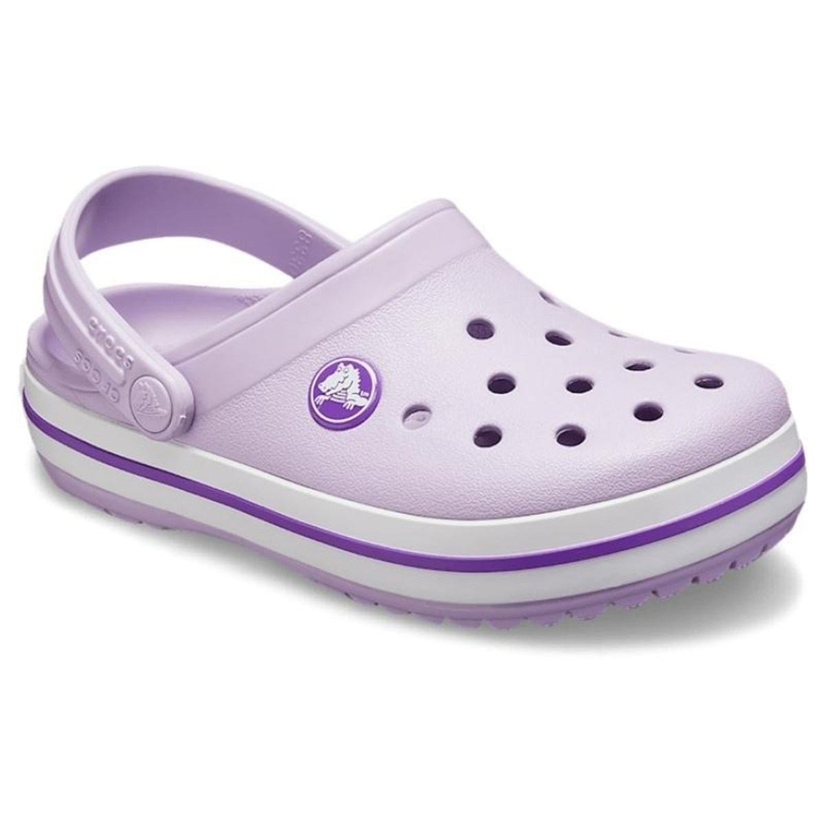 Crocs Unisex Çocuk Sandalet 207005 Lavender/Neon Purple