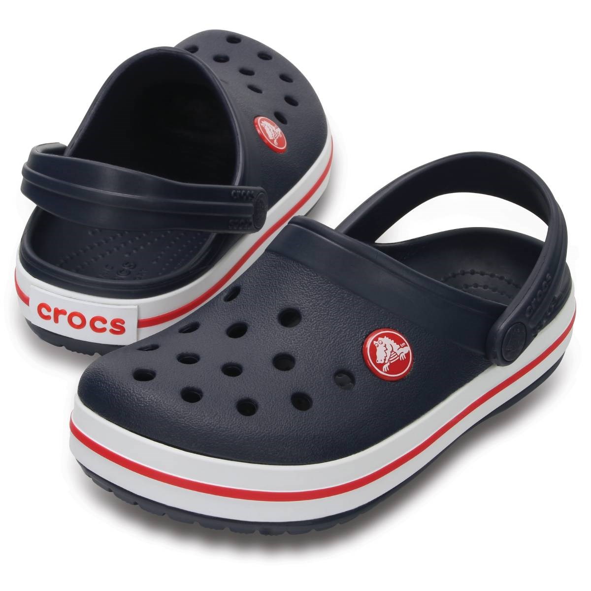 Crocs Unisex Çocuk Sandalet 207005 Navy/Red