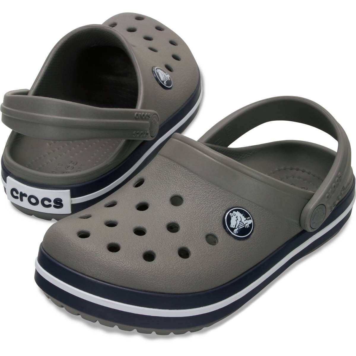Crocs Unisex Çocuk Sandalet 207005 Smoke/Navy