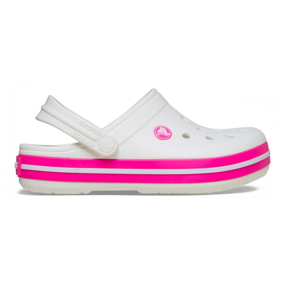 Crocs Unisex Çocuk Sandalet 207005 White/Pink Crush