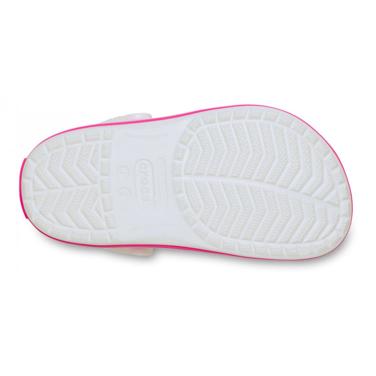 Crocs Unisex Çocuk Sandalet 207005 White/Pink Crush