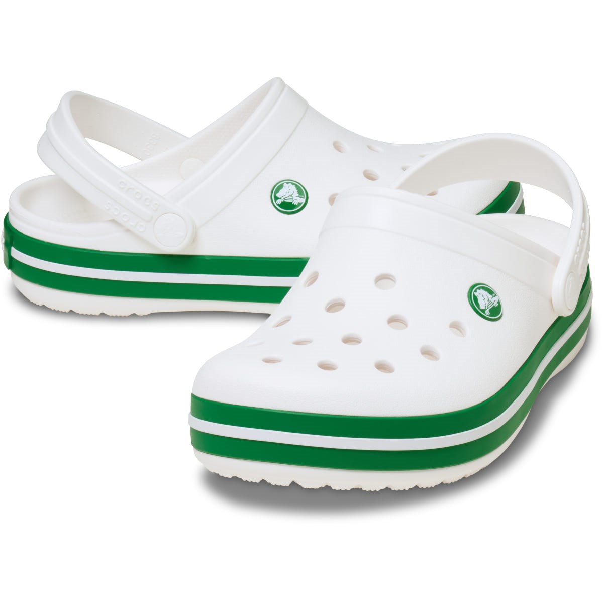 Crocs Unisex Çocuk Sandalet 207006 White/Green Ivy