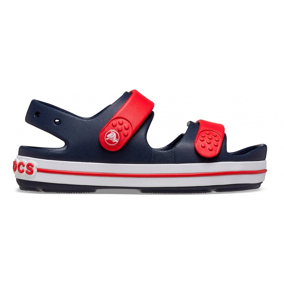 Crocs Unisex Çocuk Sandalet 209423 Navy/Varsity Red