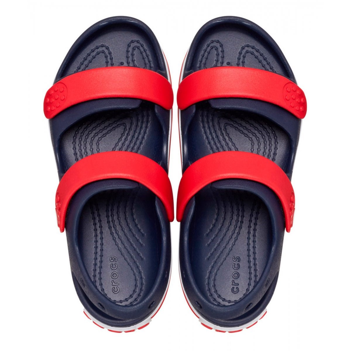 Crocs Unisex Çocuk Sandalet 209423 Navy/Varsity Red