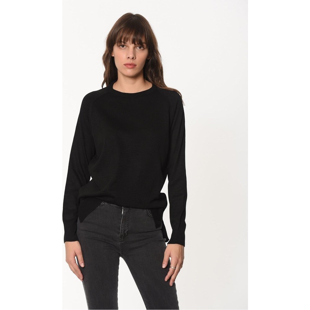 Fashion Friends Kadın Kazak 20K0242B1 Siyah / Black