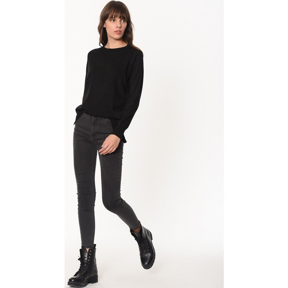 Fashion Friends Kadın Kazak 20K0242B1 Siyah / Black