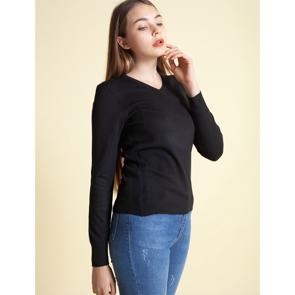 Fashion Friends Kadın Kazak 20K0244B1 Siyah / Black