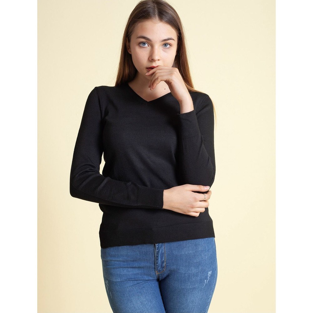 Fashion Friends Kadın Kazak 20K0244B1 Siyah / Black