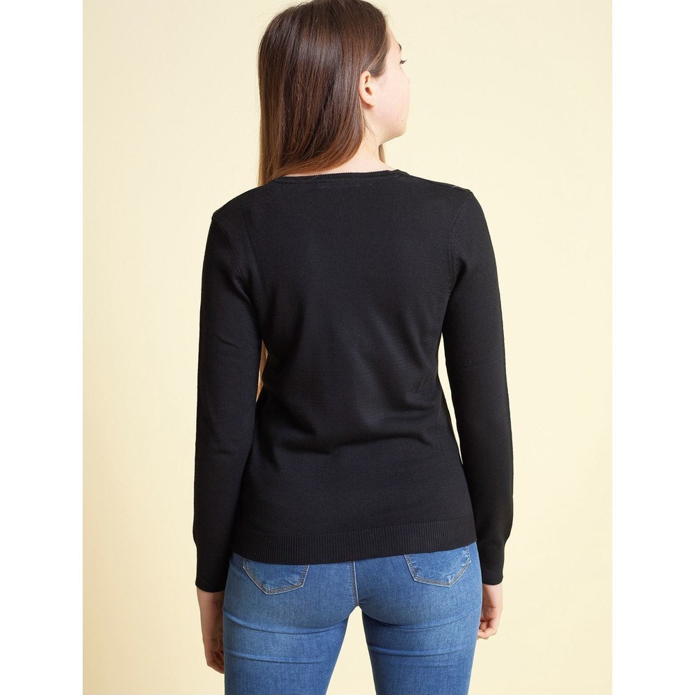 Fashion Friends Kadın Kazak 20K0244B1 Siyah / Black