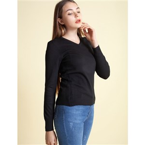 Fashion Friends Kadın Kazak 20K0244B1 Siyah / Black