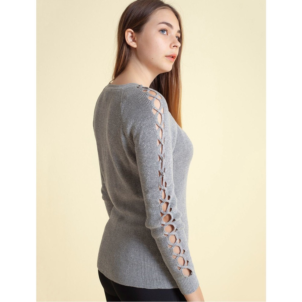Fashion Friends Kadın Kazak 20K0726B1 Gri