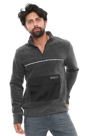 Cazador Erkek S-Shirt 20KCEEO05027 Ant.Melanj