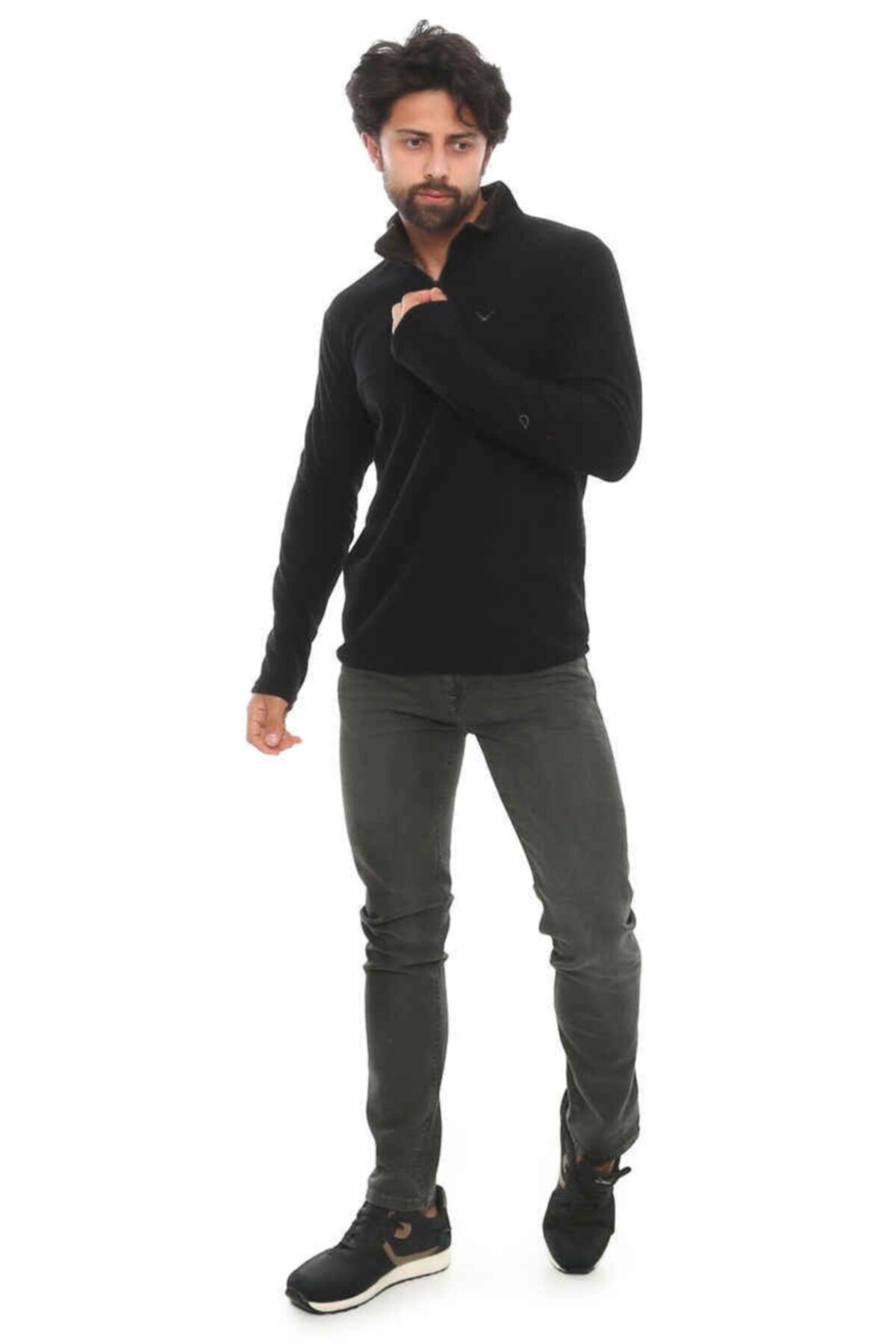 Cazador Erkek S-Shirt 20KCEEO05032 Sıyah