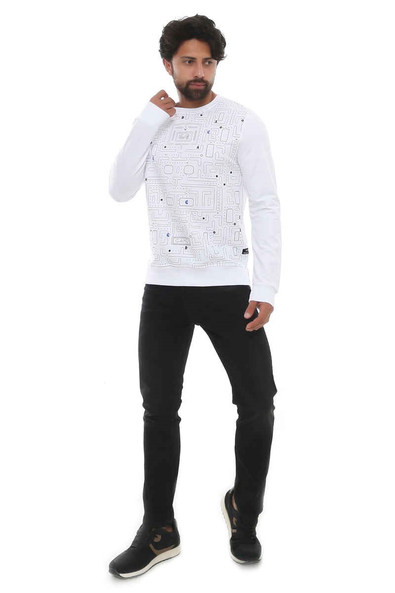 Cazador Erkek S-Shirt 20KCEEO05138 Beyaz