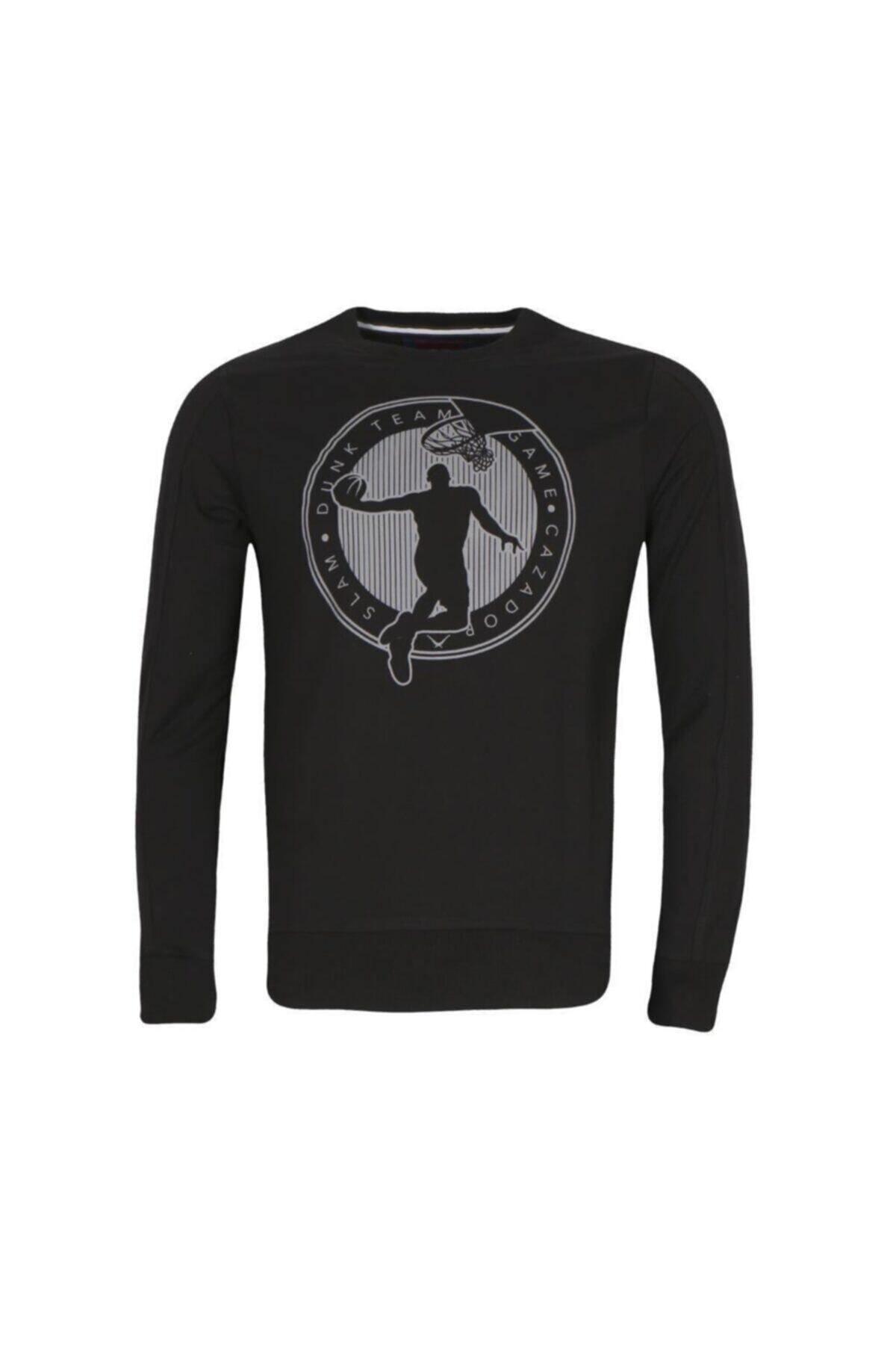 Cazador Erkek S-Shirt 20KCEEO05142 Sıyah