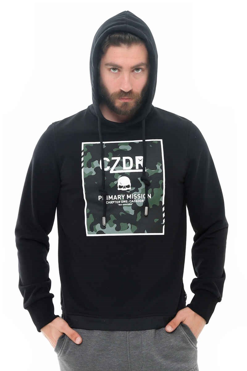 Cazador Erkek S-Shirt 20KCEEO05144 Sıyah