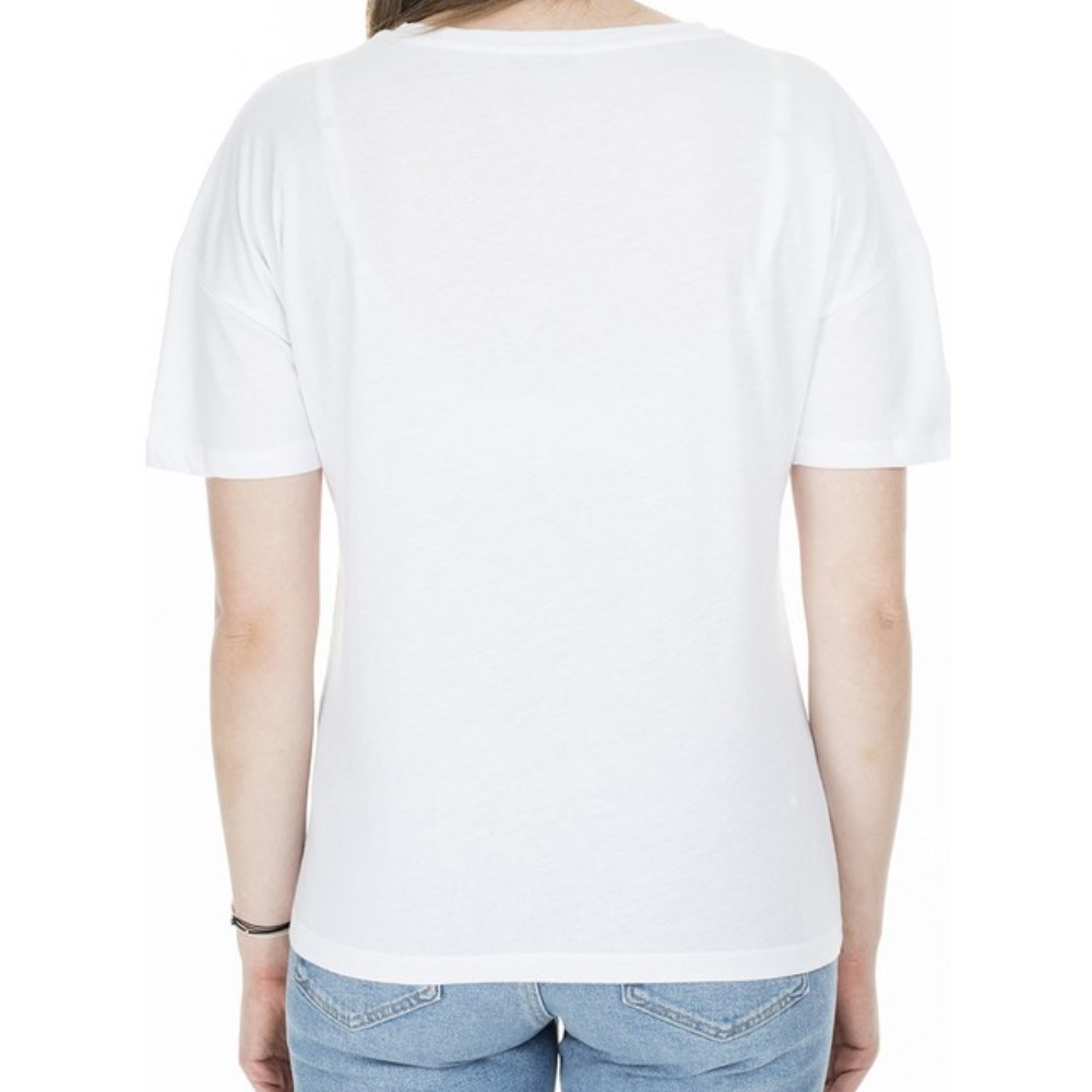 Fashion Friends Kadın T-Shirt 20Y0030B1 Beyaz / White