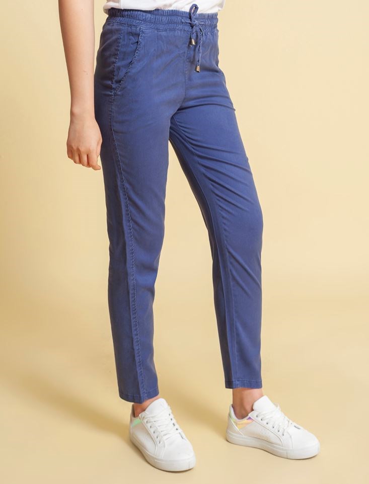 Fashion Friends Kadın Pantolon 20Y0171B1 Saks / Sax