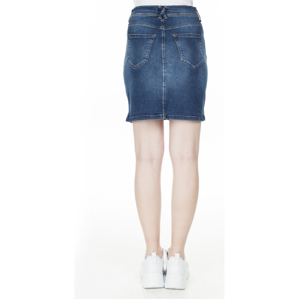 Fashion Friends Kadın Etek 20Y0344B1 Silky Navy Wash