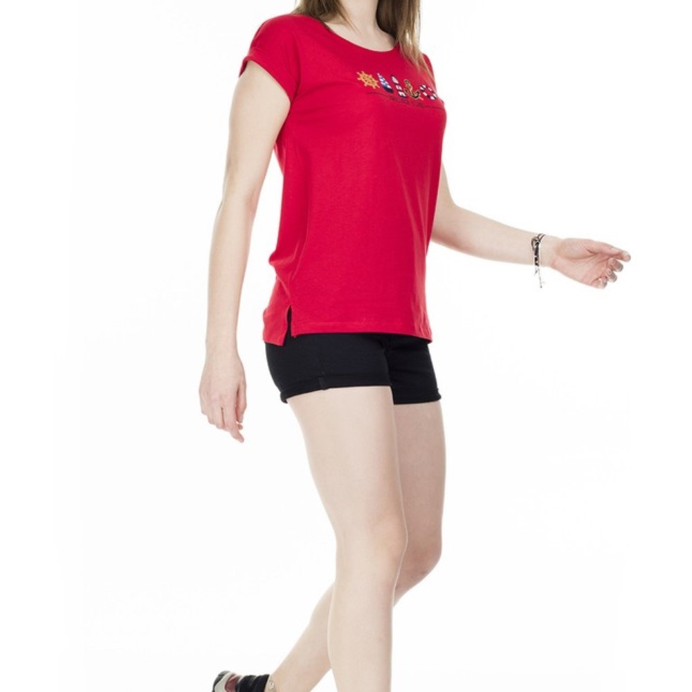 Fashion Friends Kadın T-Shirt 20Y0926B1 Kırmızı / Red