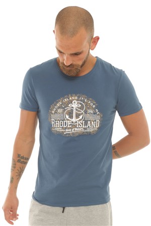 Cazador Erkek T-Shirt 20YCEEO04174 Indıgo