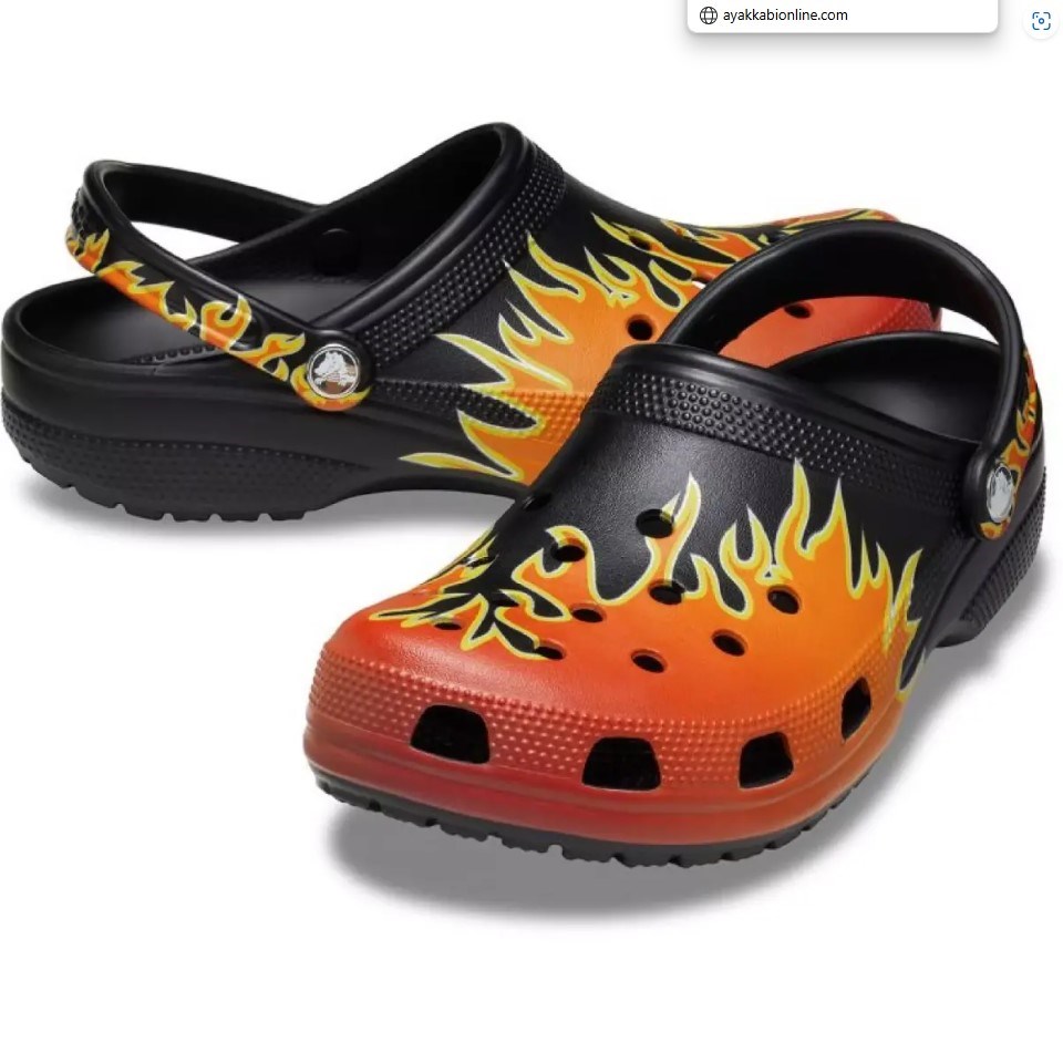 Crocs Unisex Sandalet 211004 Black/Multi