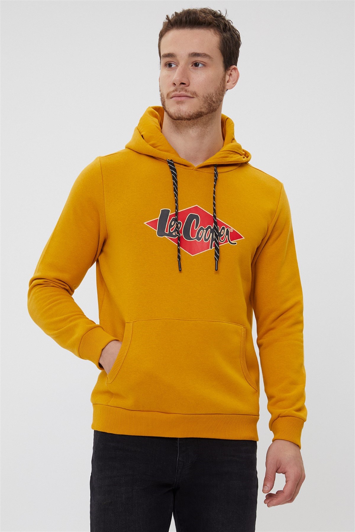 Lee Cooper Erkek S-Shirt 211 LCM 241025 Hardal