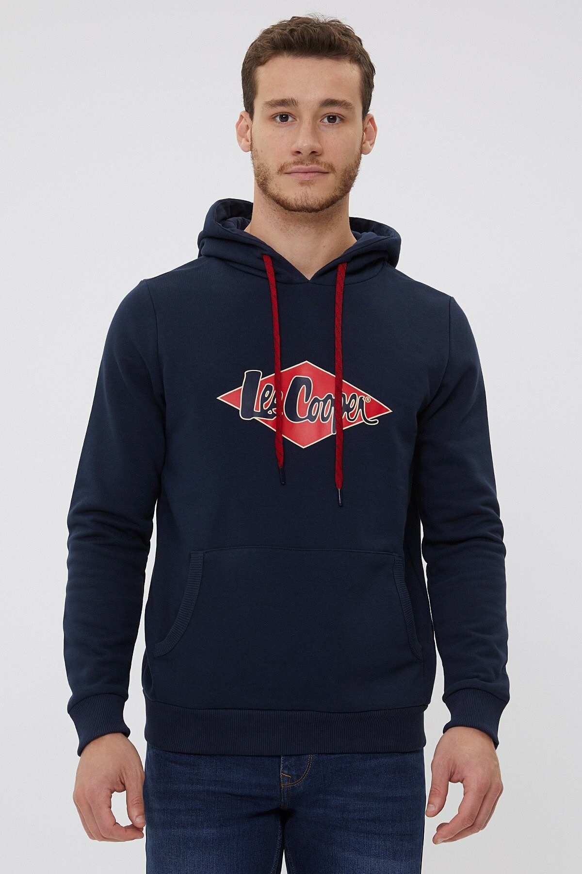 Lee Cooper Erkek S-Shirt 211 LCM 241025 Lacivert