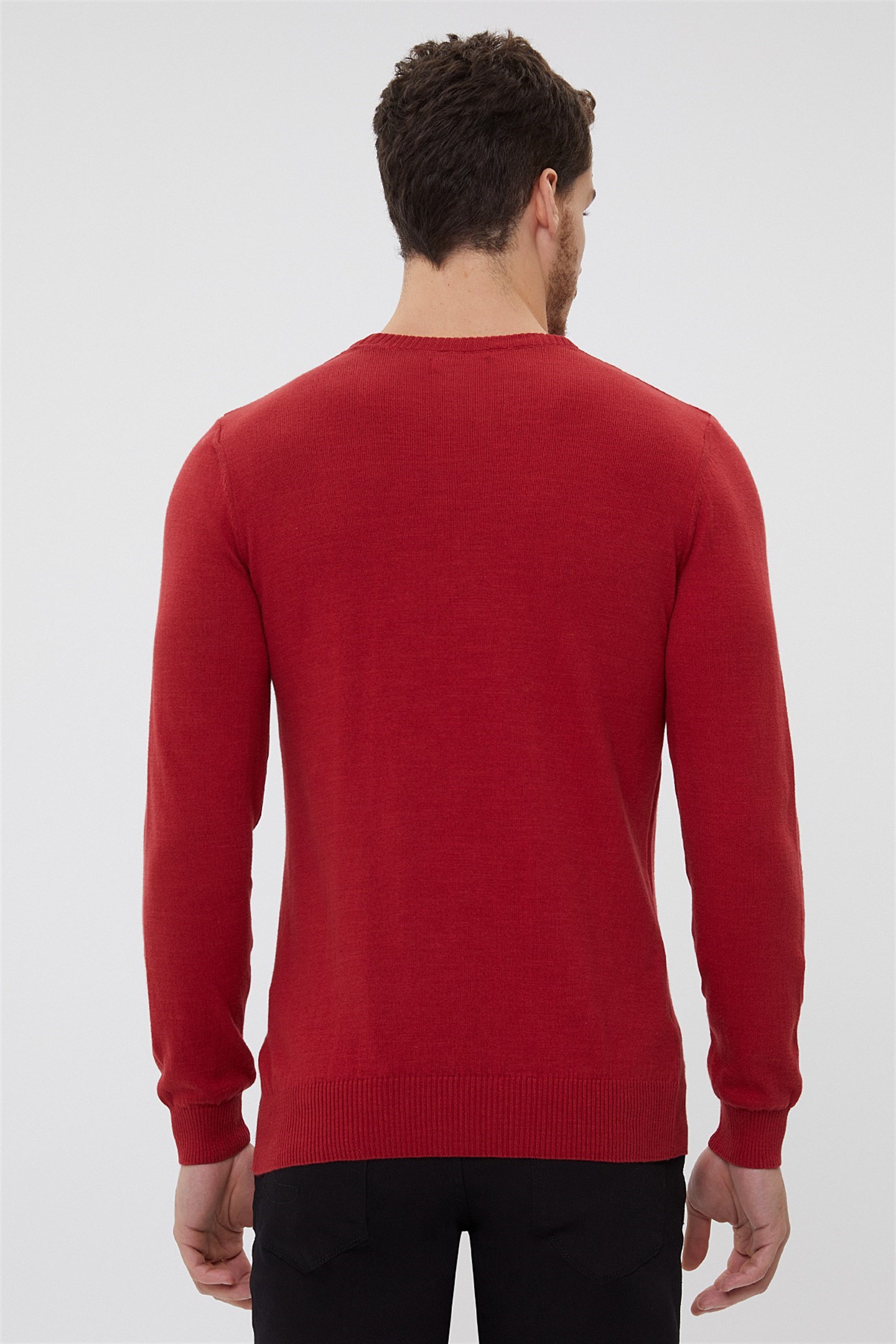 Lee Cooper Erkek Kazak 211 LCM 241065 Kırmızı