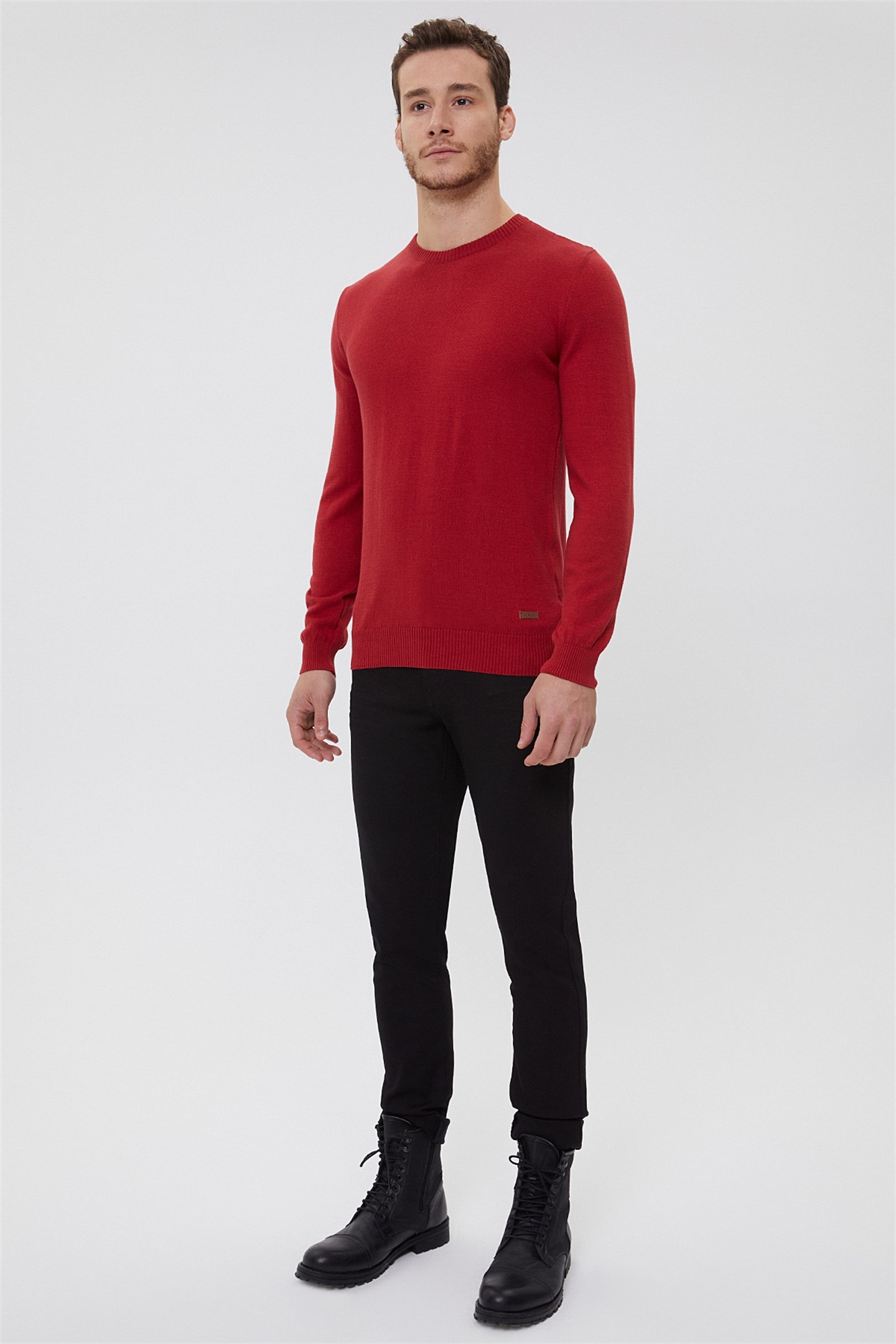Lee Cooper Erkek Kazak 211 LCM 241065 Kırmızı