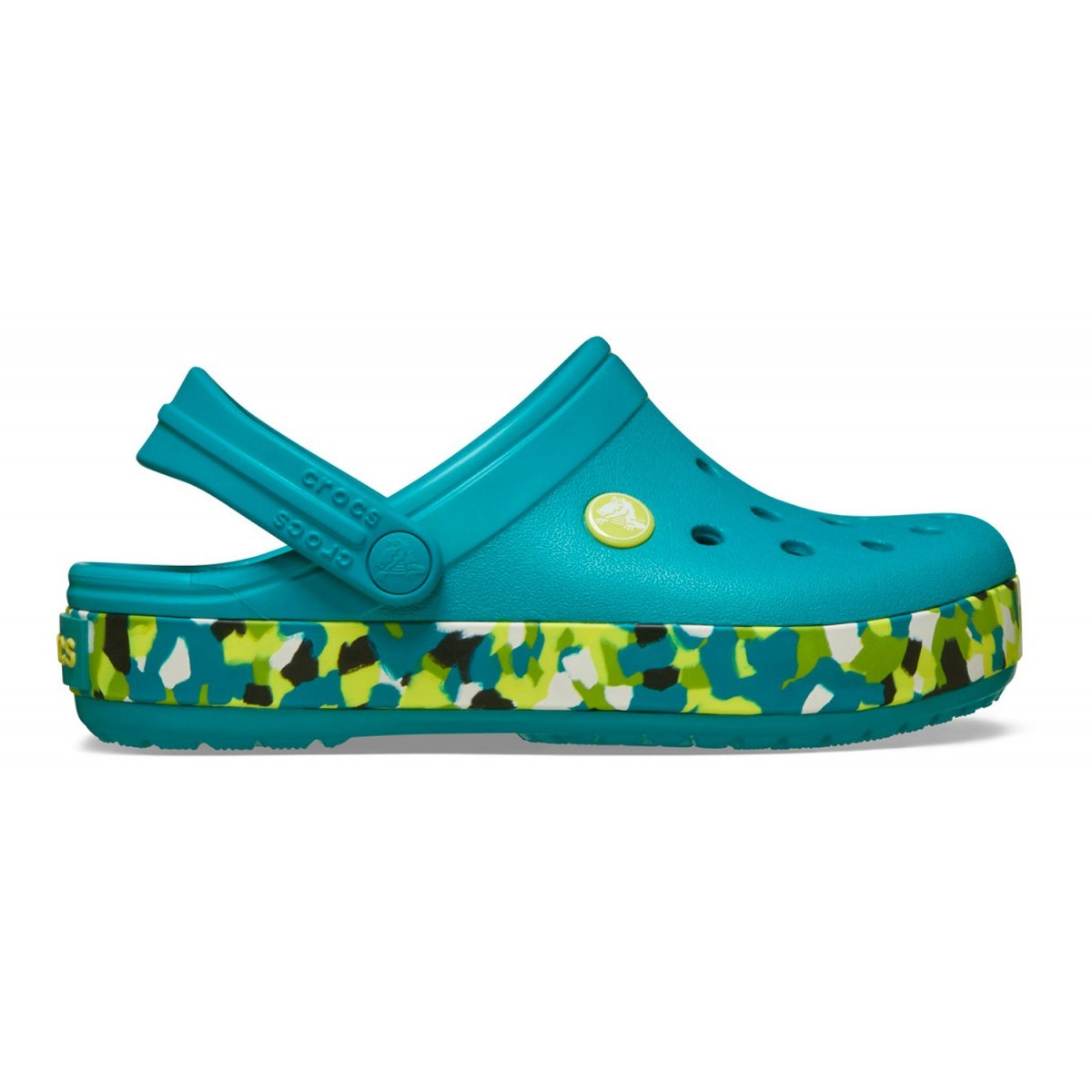 Crocs Unisex Çocuk Terlik 212523 Turbo Teal/Multi