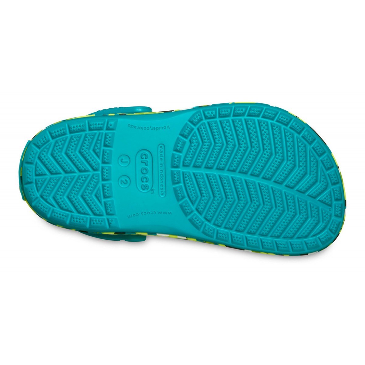Crocs Unisex Çocuk Terlik 212523 Turbo Teal/Multi