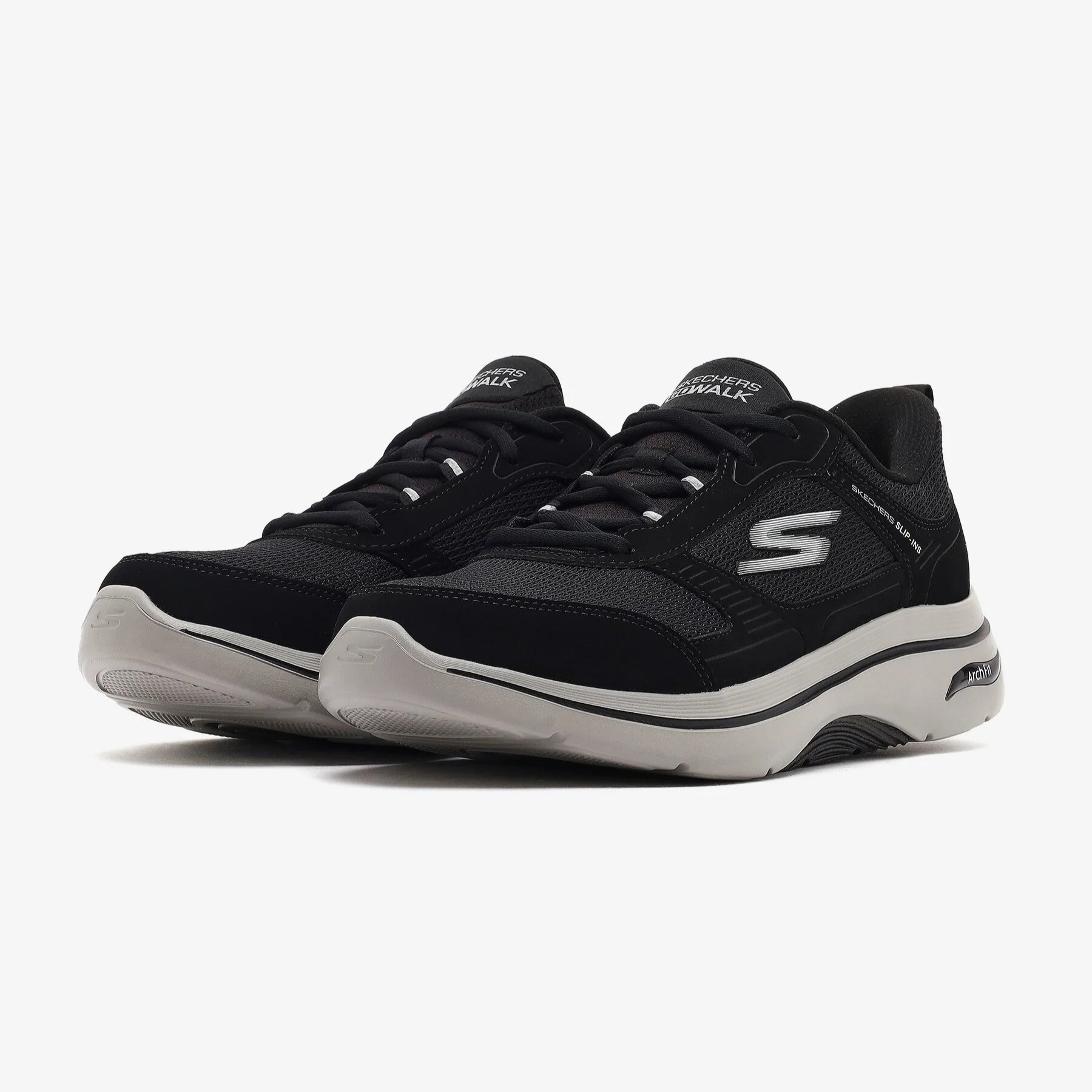 Skechers Erkek Ayakkabı 216650 Black/Gray