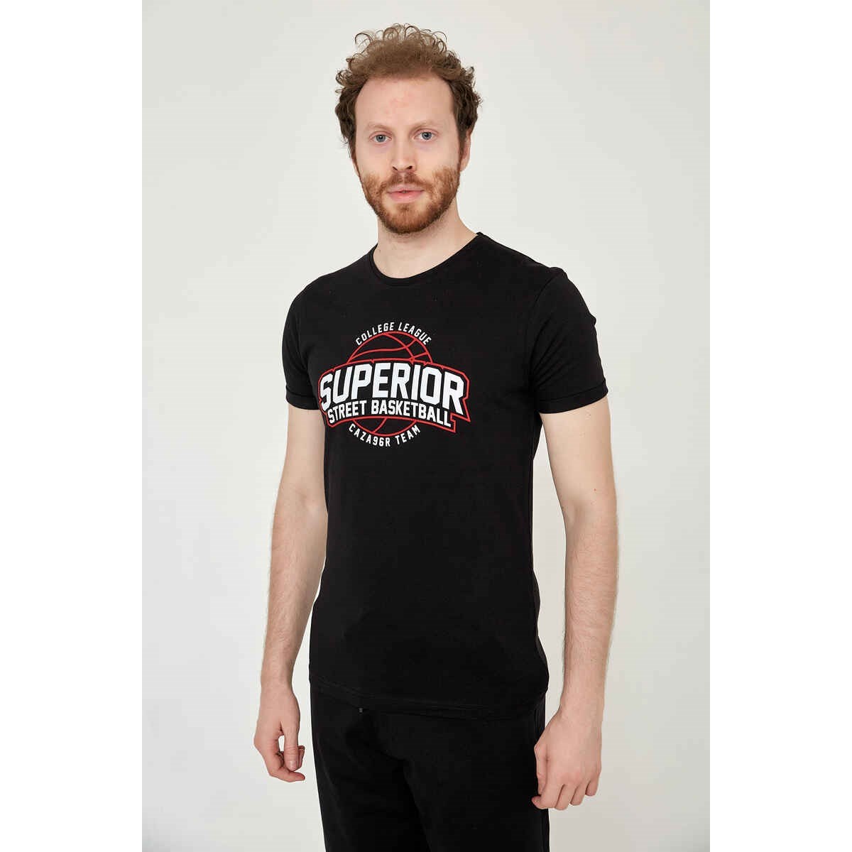 Cazador Erkek T-Shirt 21YCEEO04053 Sıyah