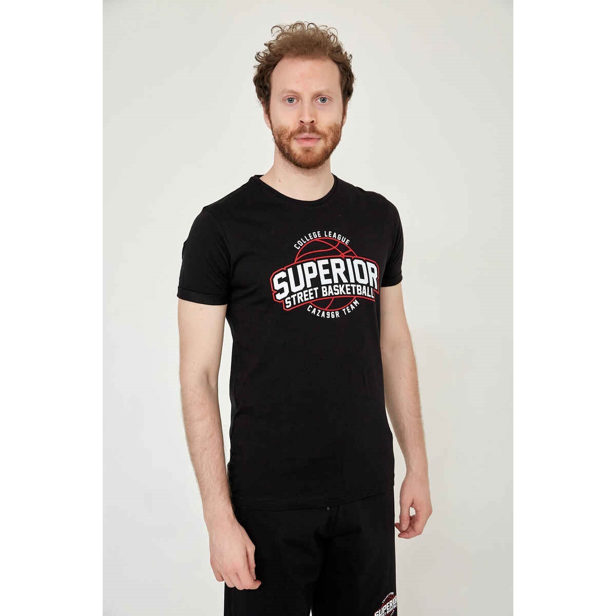 Cazador Erkek T-Shirt 21YCEEO04053 Sıyah