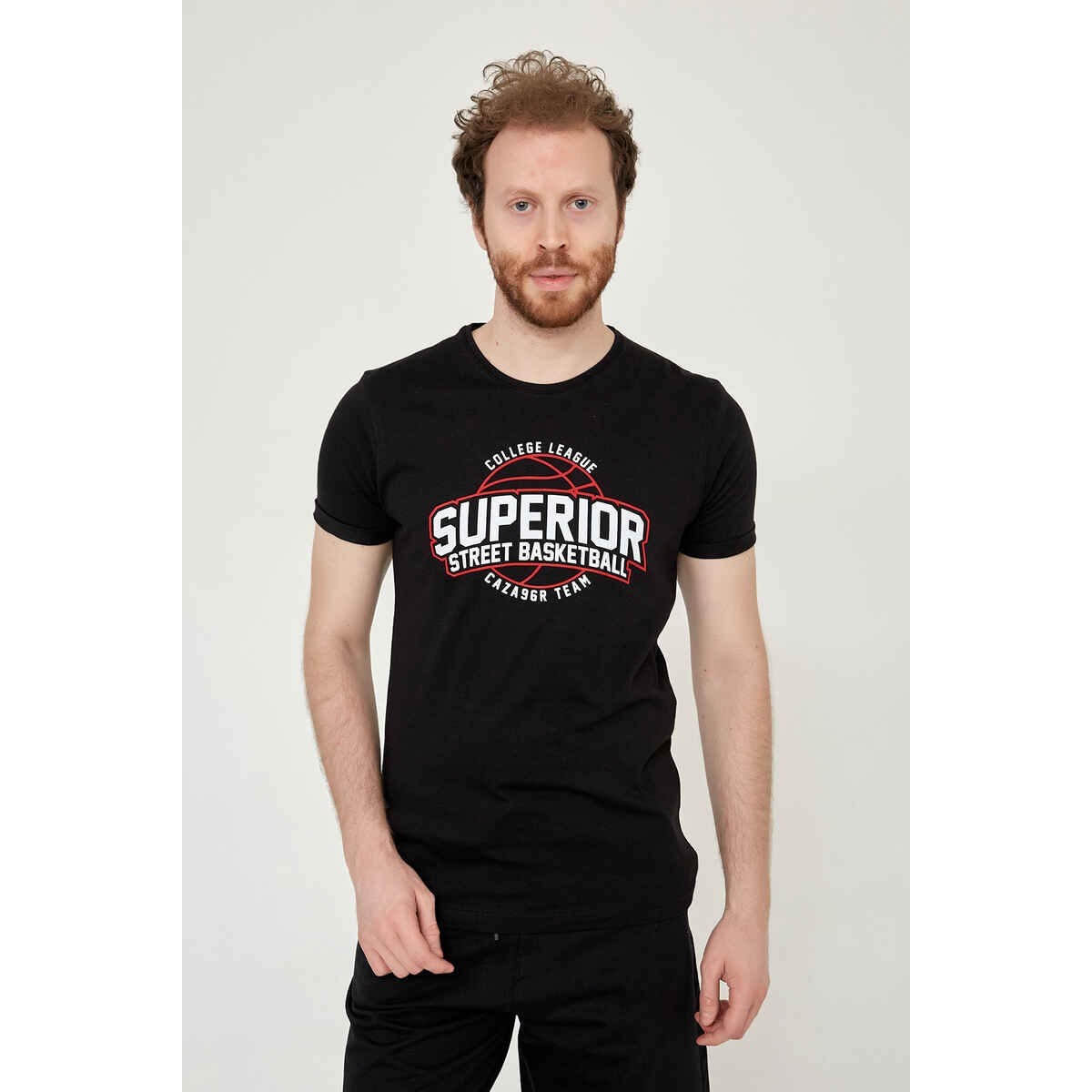 Cazador Erkek T-Shirt 21YCEEO04053 Sıyah