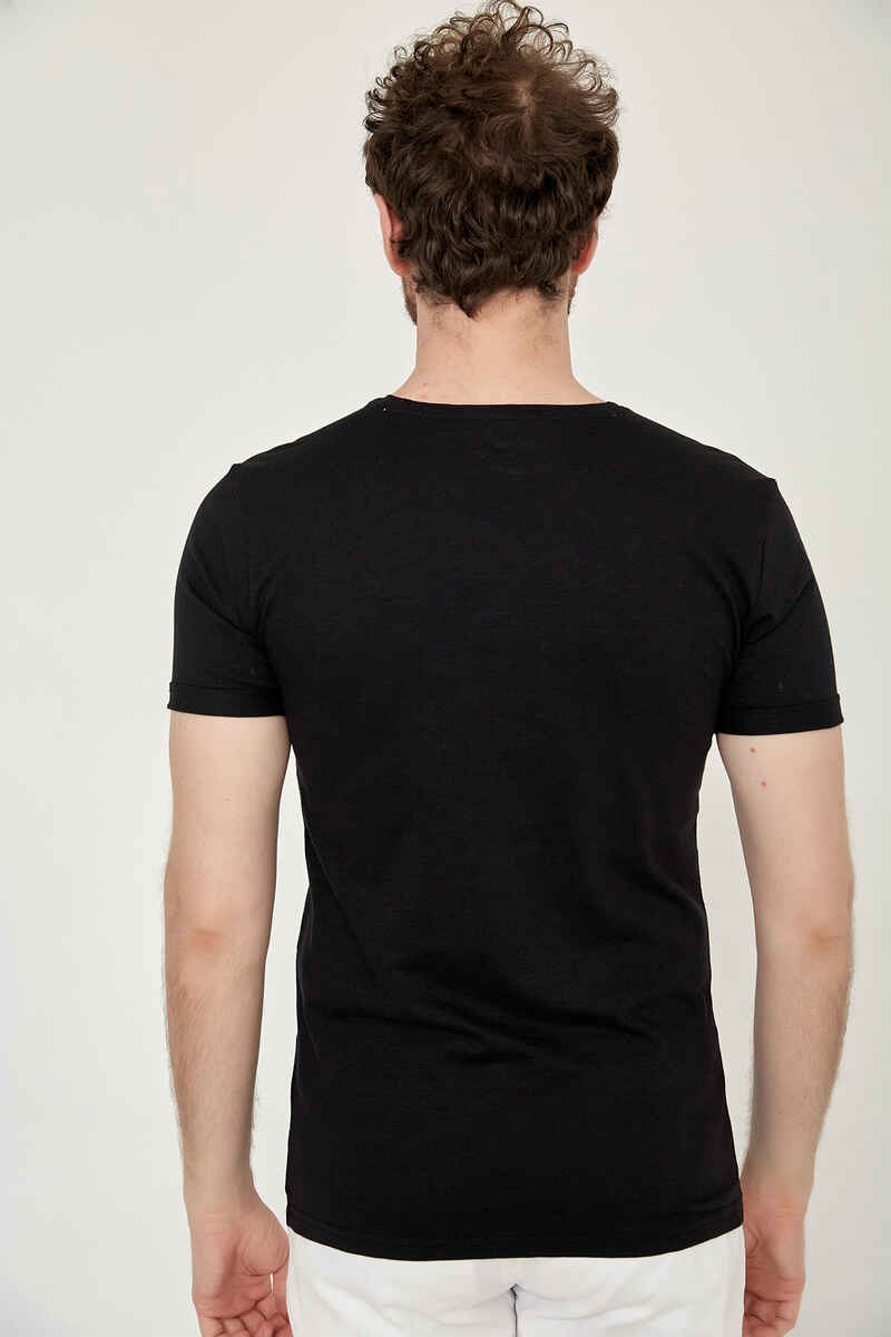 Cazador Erkek T-Shirt 21YCEEO04068 Sıyah