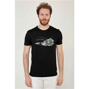 Cazador Erkek T-Shirt 21YCEEO04085 Sıyah