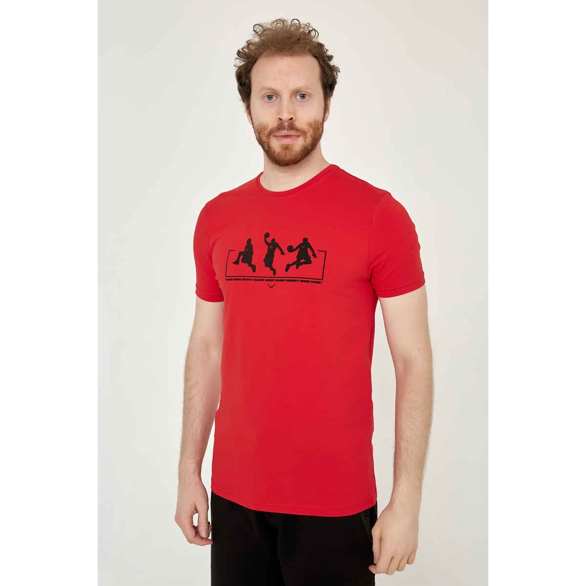 Cazador Erkek T-Shirt 21YCEEO04094 Kırmızı