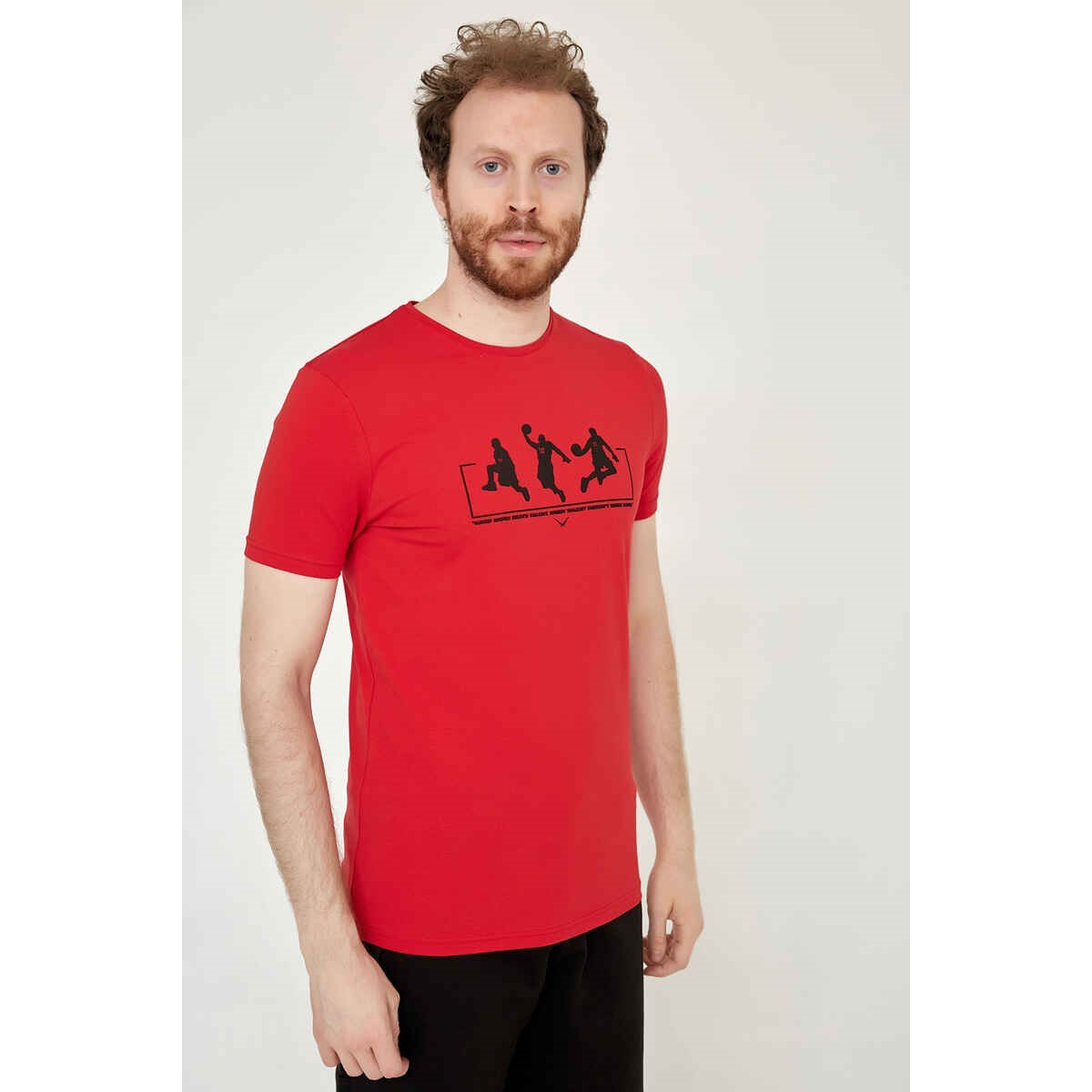 Cazador Erkek T-Shirt 21YCEEO04094 Kırmızı