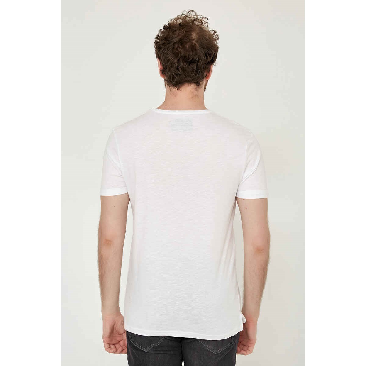 Cazador Erkek T-Shirt 21YCEEO04162 Beyaz