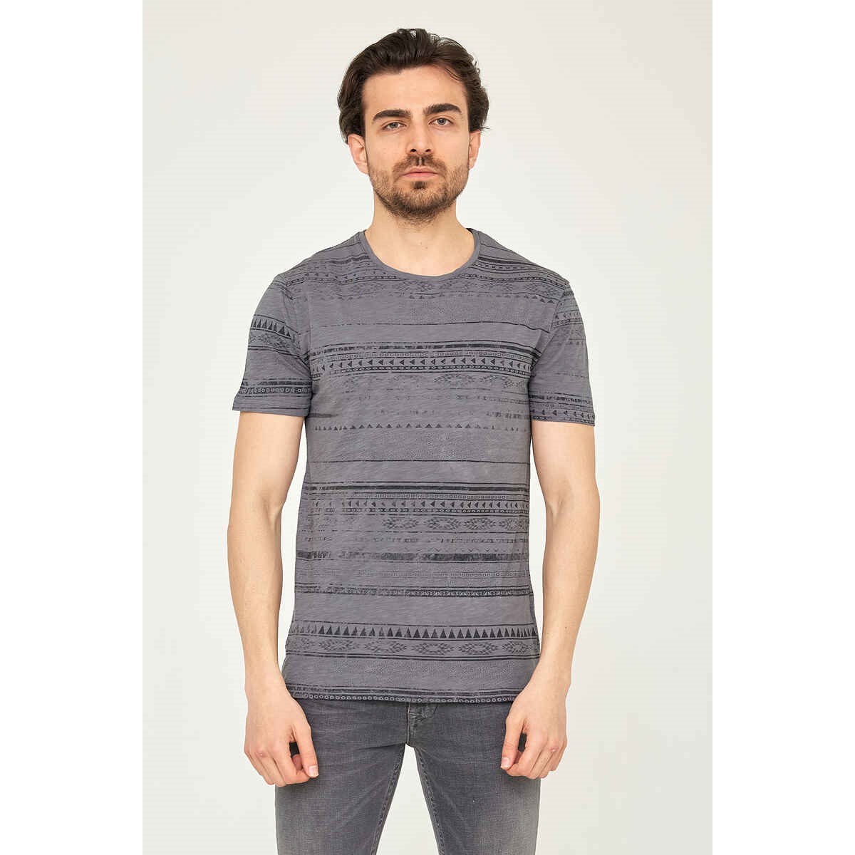 Cazador Erkek T-Shirt 21YCEEO04230 Antrasıt